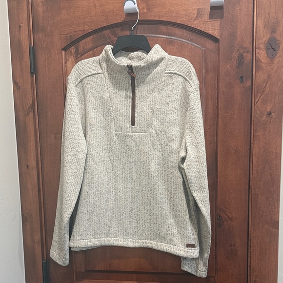 Other - Men's Cream Quarter-Zip Sweater